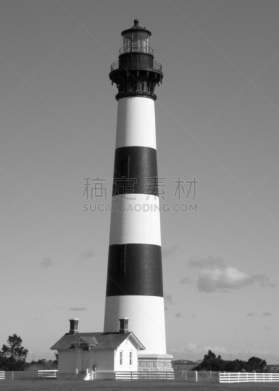 北卡罗来纳,外海岸,博得岛灯塔,垂直画幅,美国,晓鹰岛,无人,建筑外部,户外,灯塔楼