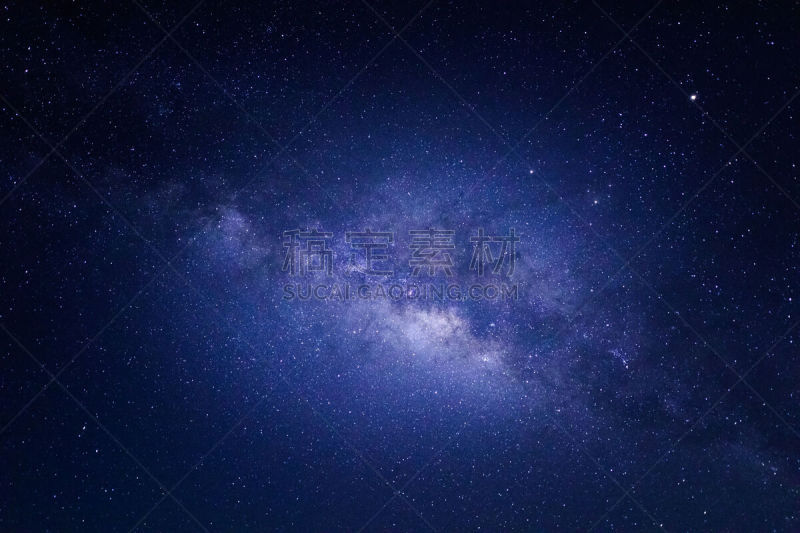 星系,夜晚,非凡的,太空,蓝色,明亮,星星,银河系,冬天