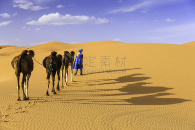 图阿雷格人,西撒哈拉沙漠,骆驼,非洲,青年人,扎戈拉,驼队,erg chebbi dunes,风帽外衣,莫鲁加