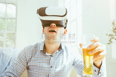 未来,技术,概念,男人,网络空间,玻璃杯,视力,计算机游戏,影片,计算机制图