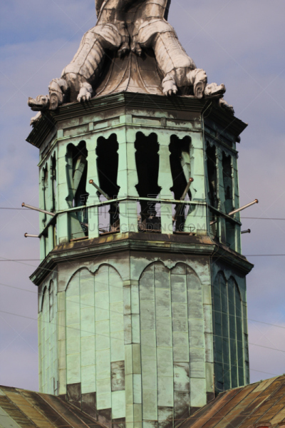 哥本哈根,古老的,丹麦,大特写,建筑外部,证券交易所,borsen building,山形墙,厄勒海峡地区,尖顶