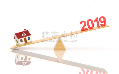 三维图形,2019,房屋,图像,模型,新年前夕,商务,事件,比例,多样