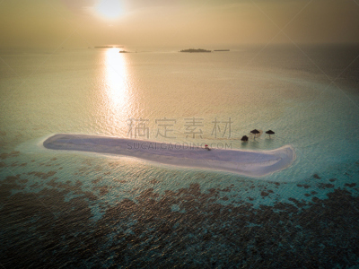 阿里环礁,马尔代夫,航拍视角,岛,南,小屋,海滩小屋,珊瑚岛,浪漫,无人机