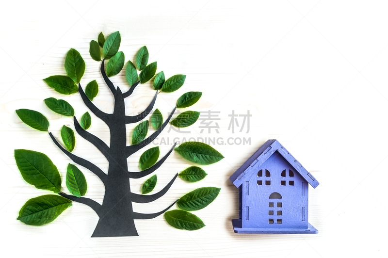玩具屋,幻想,家庭,自然美,树屋,熏衣草,风,臭氧层,树