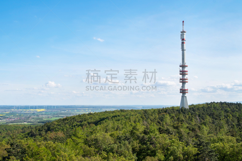都市风景,无线电通信塔,匈牙利,索普龙,水平画幅,山,无人,观测点,户外,城镇