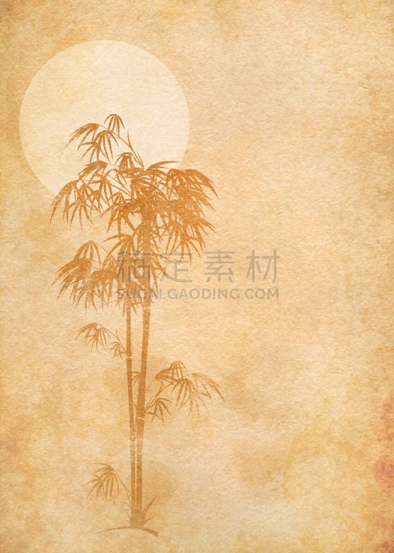 日本,背景,高雅,巨竹,竹林,垂直画幅,褐色,古董,纹理效果,风化的