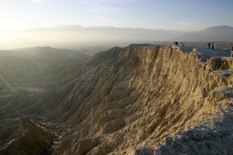 峡谷,博瑞果荒地,方特司角,安萨博瑞哥沙漠州立公园,荒地,观测点,天空,公园,水平画幅,沙子