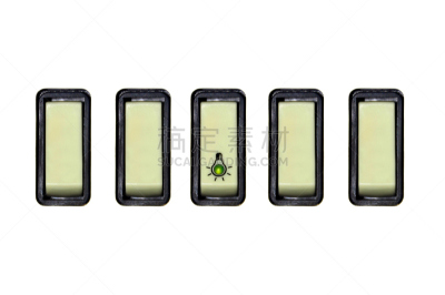 按键区,分离着色,麻烦,五金商店,电插头,水平画幅,能源,白色背景,组物体,灯