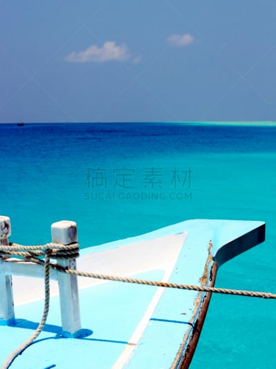 马尔代夫人,渔船,拉古纳海滩,垂直画幅,天空,印度洋,无人,蓝色,户外,船