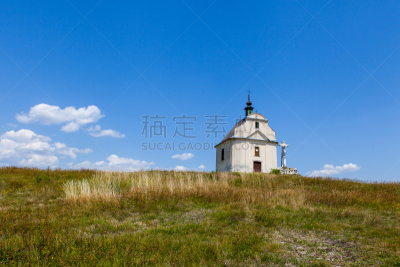 泉,斯洛伐克,湿婆,灵性,水平画幅,地形,建筑,十字形,小礼拜堂,巴洛克风格