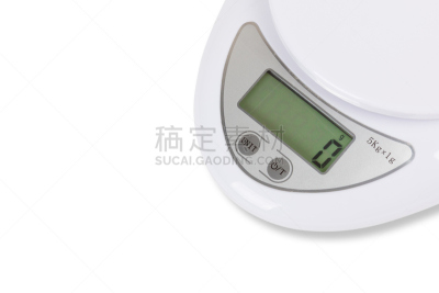 特写,数字化显示,厨房秤,留白,水平画幅,符号,结志街,塑胶,现代,准确