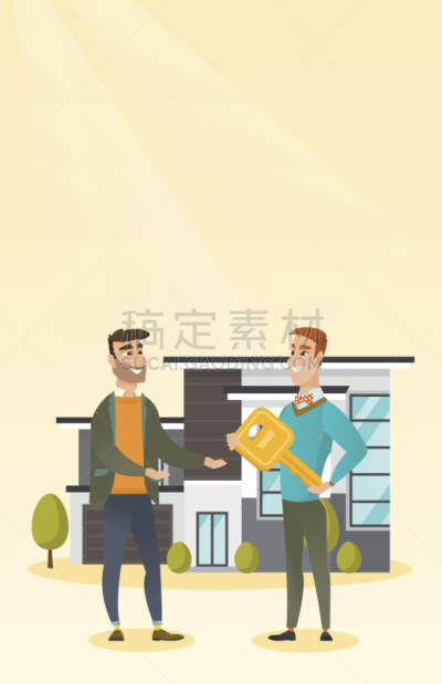 业主,钥匙,房地产经纪人,仅男人,仅一个男人,商业金融和工业,豪宅,顾客,房地产,公寓