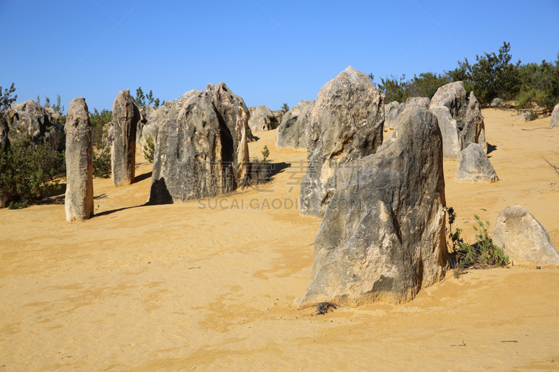 石峰沙漠,尖塔顶峰,南邦国家公园,自然,西澳大利亚,水平画幅,地形,岩石,无人,岩层