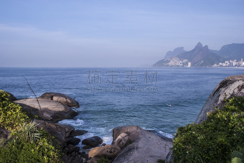 伊帕尼马海滩,阿波阿杜尔海滩,自然,风景,图像,海洋,里约热内卢,海浪,无人,巴西