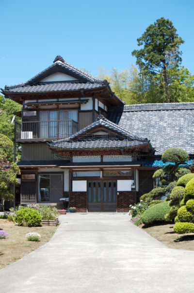 日本,住房,成田市,垂直画幅,景观设计,建筑,无人,盆景,户外,居住区
