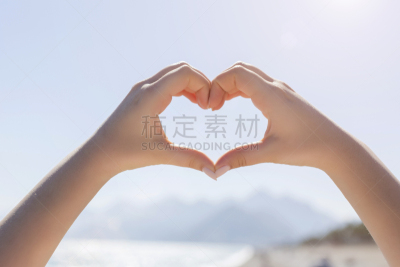 手,心型,女人,春药,订婚戒指,拇指,部分,土耳其,热带气候,浪漫