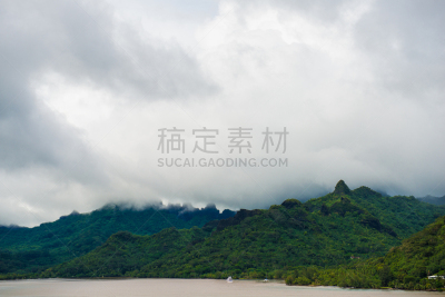 地形,流动厕所,魔幻岛,茉莉雅岛,南太平洋,法属玻利尼西亚,度假胜地,水平画幅,无人,火山地形