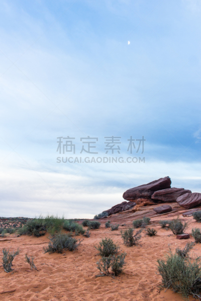 鲍威尔湖,马蹄弯,马蹄铁,垂直画幅,水,天空,美,沙子,无人,户外