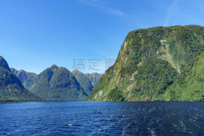 新西兰,doubtful sound,峡湾,船,近景,地形,户外,夏天,美,背景