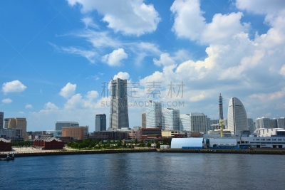 水平画幅,无人,户外,都市风景,城镇,横滨,神奈川县,横滨地标大厦,建筑