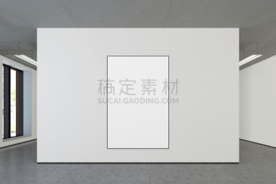 空白的,画廊的开幕式,巨大的,正面视角,留白,边框,艺术,水平画幅,墙