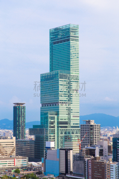 Osaka city landscape, Japan
