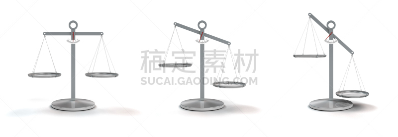平衡,比例,倾斜的,倾斜视角,等臂天平,秤,质量,留白,重的