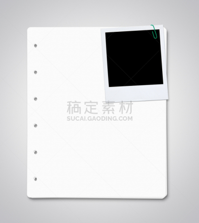 空白的,纸,床单,回形针,快印黑白照,即时成像,垂直画幅,留白,办公用品