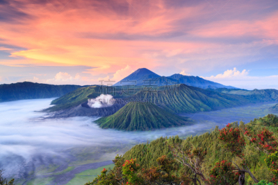 婆罗摩火山,火山,东,爪哇,泗水,塞梅鲁火山,滕格尔火山,东努沙登卡拉,bromo-tengger-semeru national park,东爪哇