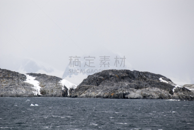 南极洲,多云,白昼,水,风,气候,高视角,雪,干的,白色