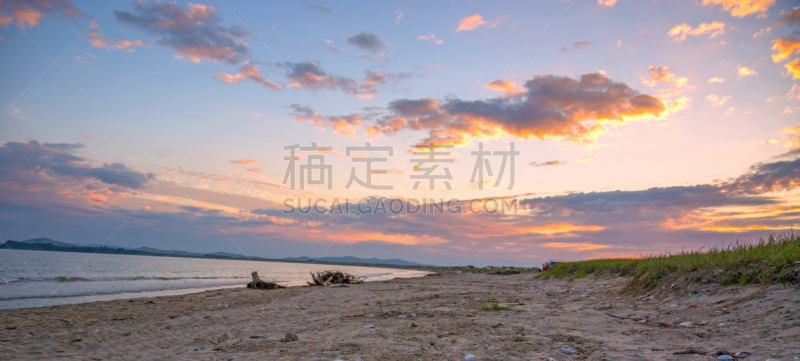 水,沙子,海滩,海洋,波浪,在上面,天空,风,夜晚,早晨