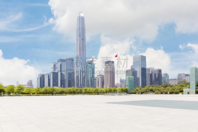 深圳,都市风光,水平画幅,全景,幕墙,无人,平视角,玻璃,东亚,户外