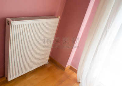 现代,散热器,围墙,室内,彩色图片,中环,气候,热,有序,一个物体