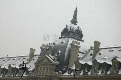 雷恩,水平画幅,冬天,雪,无人,法国,摄影