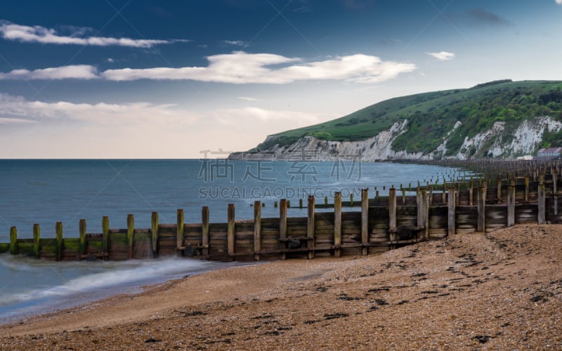 度假胜地,海滩,伊斯特本,英格兰,鹅卵石,矿物质,2015年,夏天,户外,危险