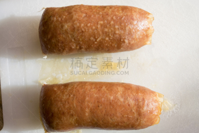 香肠,新的,煮食,水平画幅,无人,传统,背景分离,肉,盘子