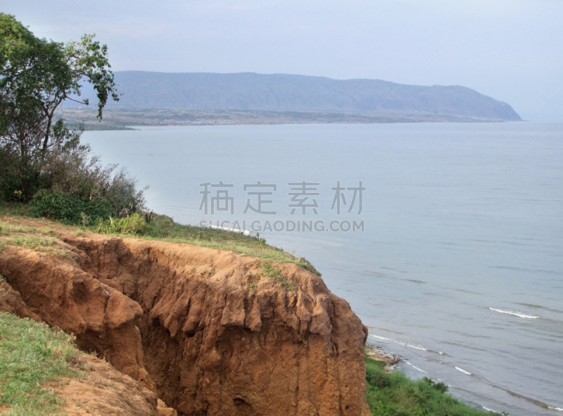 艾伯特湖,风景,水,天空,水平画幅,无人,泥土,谷边,在边上,海岸地形