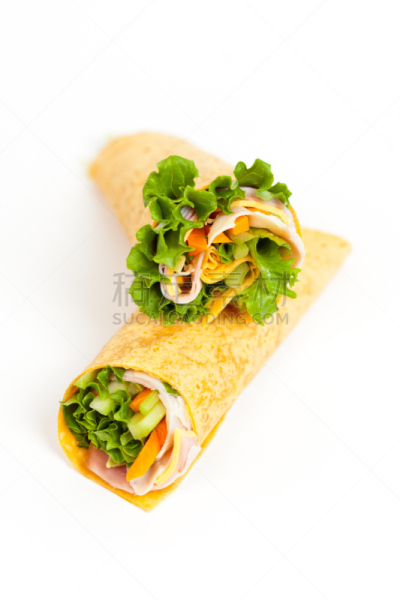 熟食店,玉米粉圆饼,三明治包,切成两分的,垂直画幅,胡萝卜,经加工的肉,切达干酪,膳食,烹调