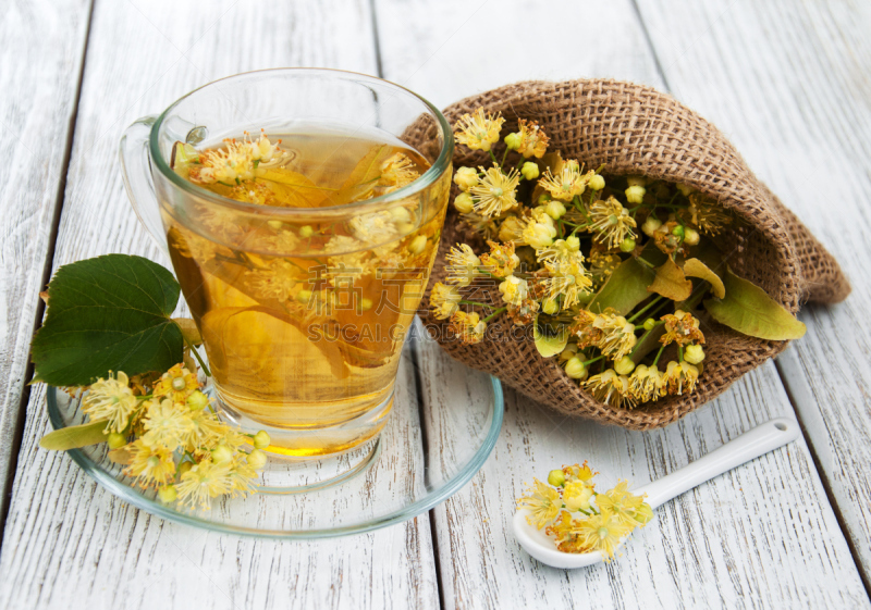 杯,欧锻树,花茶,水平画幅,无人,早晨,饮料,柠檬,下午茶,枝