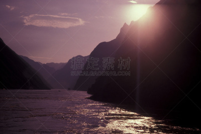 亚洲,中国,河流,达姆广场,长江三峡,湖北省,防洪堤,长江,水坝,自然