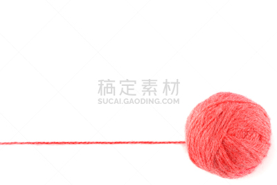 羊毛线球,白色背景,分离着色,球,钩针编织品,水平画幅,纺织品,无人,传统,符号
