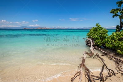 东努沙登卡拉,海滩,海洋,岛,弗洛雷斯,林卡岛,库莫度,弗罗里斯岛,礁石,水平画幅