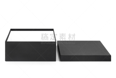 盒子,黑色,水平画幅,形状,无人,白色背景,纸板,几何形状,背景分离,纸箱