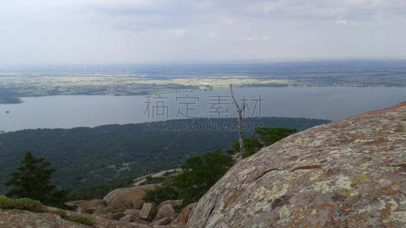 俄克拉荷马,湖,斯卡特山,自然,劳顿,卫奇塔山脉,水平画幅,无人,户外,摄影