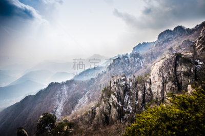山,朝鲜半岛,水,天空,石材,顶部,石头,白色,高处,热带气候