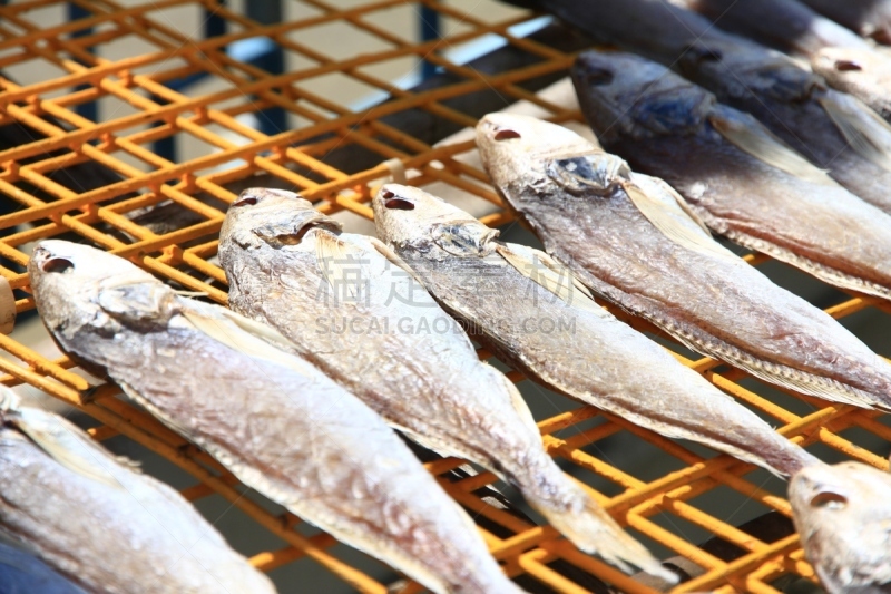 海产,干燥食品,大澳,大屿山,鱼干,捕捞鱼,饮食,零售展示,水平画幅,海洋