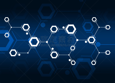 六边形,线条,白色,抽象,水平画幅,形状,无人,蓝色,符号,色彩渐变
