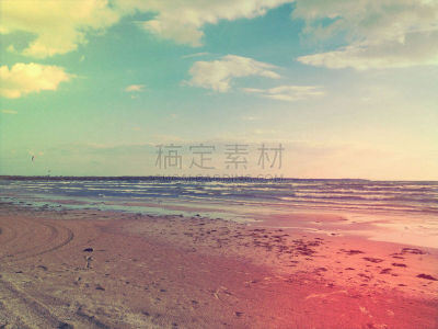张伯伦湖,冲浪风筝,风筝滑水板,水,天空,湖岸,水平画幅,沙子,秋天,无人