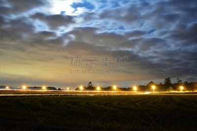 地形,夜晚,长时间曝光,限制航道航标,圣卡塔琳娜,自然,水,美,水平画幅,山