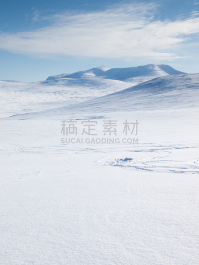 地形,冬天,山,屈膝旋转滑雪,加姆特兰,垂直画幅,寒冷,非都市风光,雪,无人